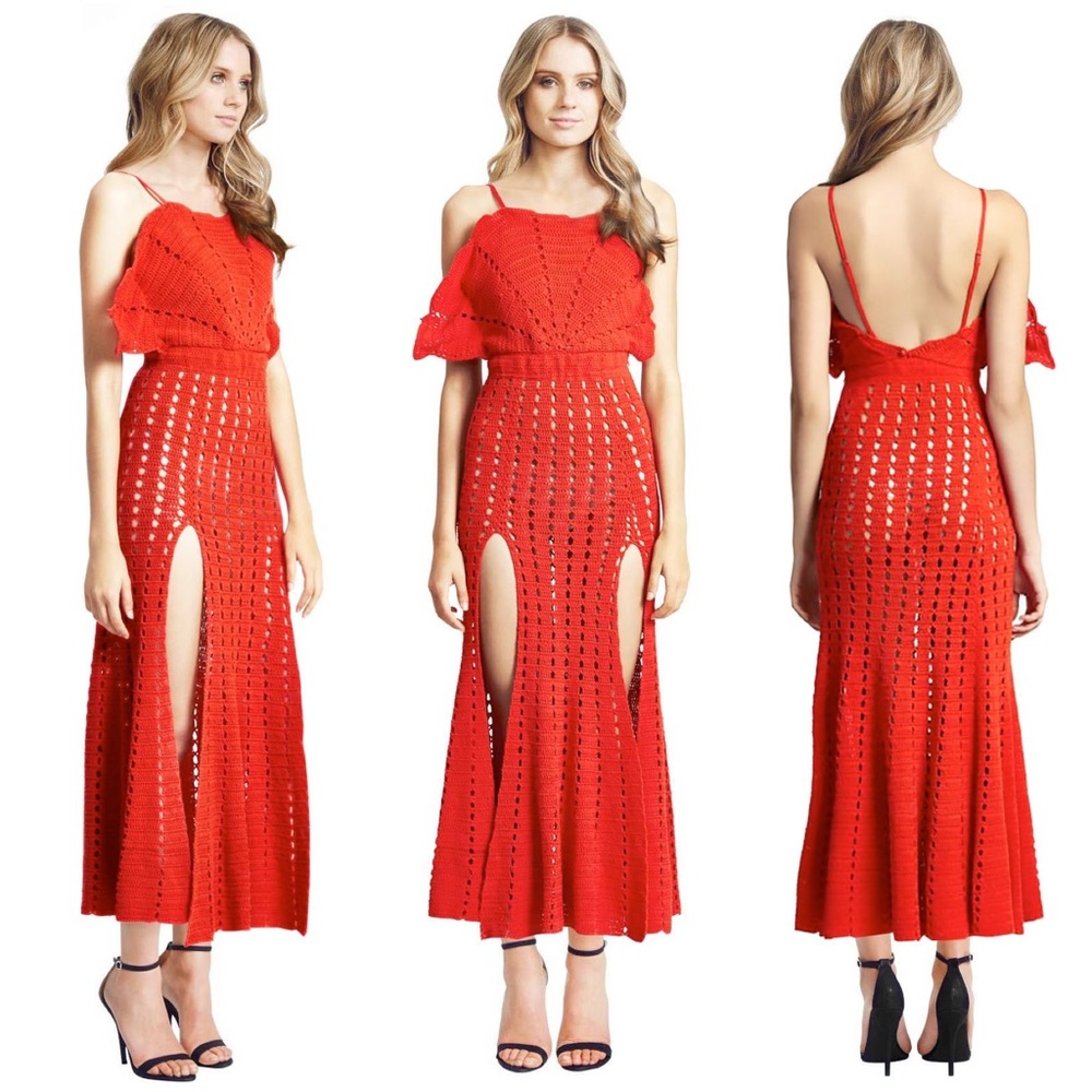 Alice McCall Red Crochet Dress - Picture 4 of 9